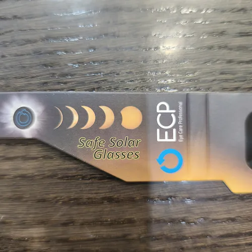 ECP Eye Care Professional Solar Safe Glasses Napfogyatkozás szemüveg