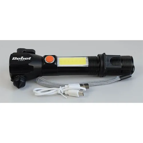Rebel LIGHT RECHARGEABLE MULTIFUNCTIONAL FLASHLIGHT Zseblámpa