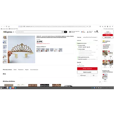 ZANLLOY Couronne de mariée de luxe en cristal brillant, adaptée aux dames, diadème de bal Játék fejpánt