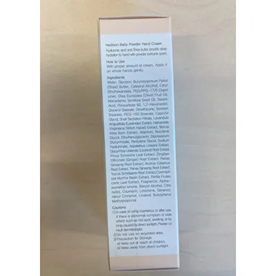 Dr. Hedison Baby Powder Kézkrém