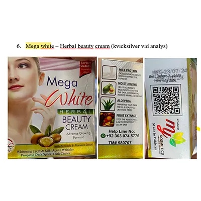 My Cosmetics Mega White Herbal Beauty Cream Bőrvilágosító krém