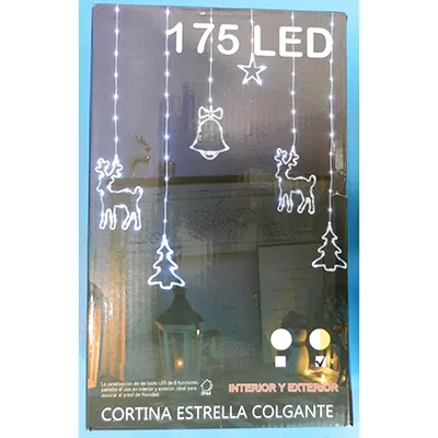 CORTINA ESTRELLA COLGANTE 175 LED Világítás lánc