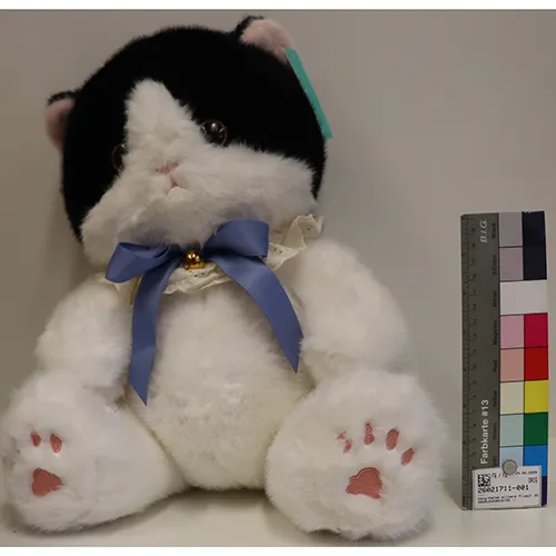 YOYOSO Honig-Katze sitzend Plüsch 35cm (Plastik-Augen) Puha játék