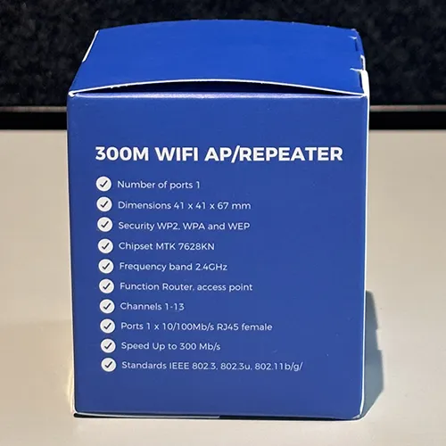 ALLTEQ 300M WIFI AP/REPEATER Wi-Fi ismétlő
