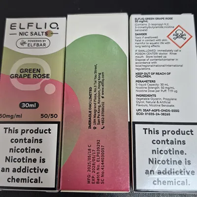 ELFLIQ NIC SALT, POWERWS BY ELFBAR Elektronikus cigaretta patron