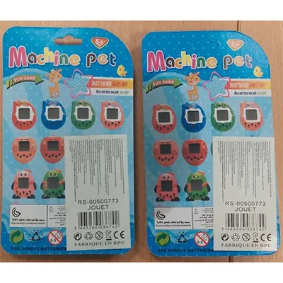 Animal électronique virtuel avec écran couleur, 3 boutons et jeux-style tamagotchi Hordozható elektronikus játék
