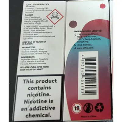 ELFLIQ NIC SALT, POWERWS BY ELFBAR Elektronikus cigaretta patron