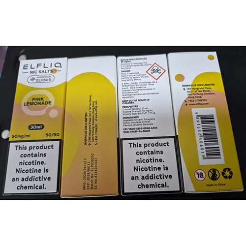 ELFLIQ NIC SALTS Elektronikus cigaretta patron