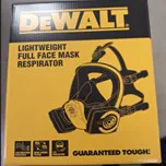 Dewalt Light weight full face mask respirator Légzőmaszk