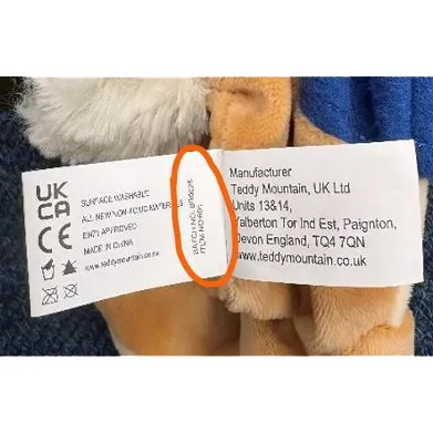 Teddy Mountain Peter Rabbit Plush Toy Puha játék