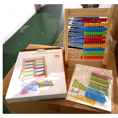 Kidwill Multifunction Wooden Frame Abacus Toy Aktivitási játék