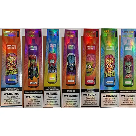 LANA JOY TORNADO 5 % NICOTINE, 120000 puffs, volume: 40 ml Eldobható elektronikus cigaretta