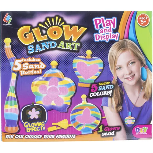 DIY (Do it yourself) Jonotoys BV Glow sand Art Homok aktivitás játék