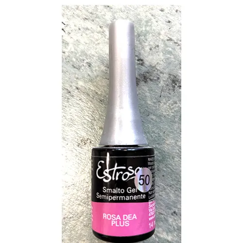 Estrosa Smalto gel rosa dea plus Gél körömlakk