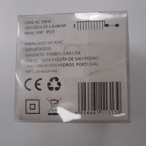 Luz Europa 192-LED WATER CURTAIN LIGHTS Világítás lánc