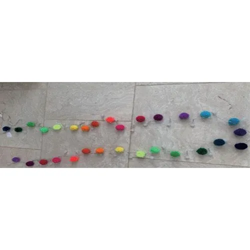 PomPom Galore Ltd Rainbow Pom-Pom Fairy Lights with USB Cable Világítás lánc
