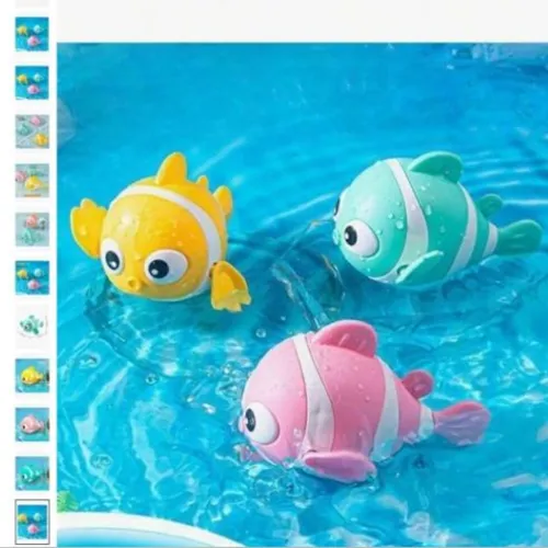 Jouets de bain Poissons clowns nageant x3 Fürdőjáték