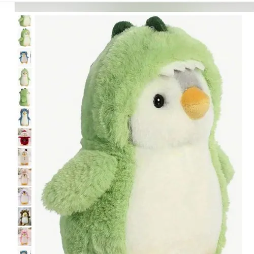 Peluche pingouin verte Puha játék