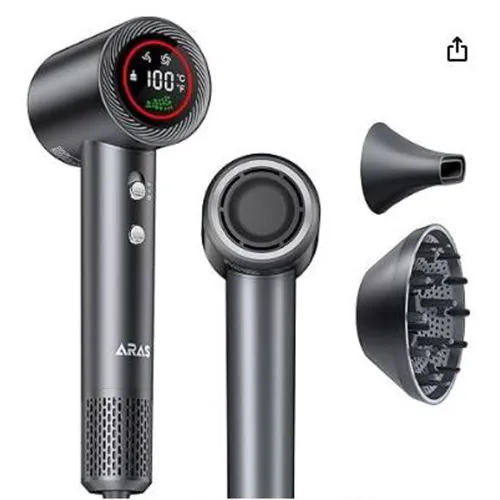 *ARAS* Sèche-cheveux professionnel inonique négatif Hajszárító