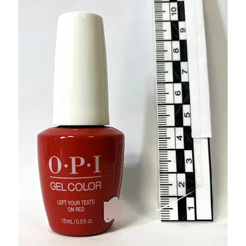 OPI Gel Color - Left Your Texts On Red Gél körömlakk