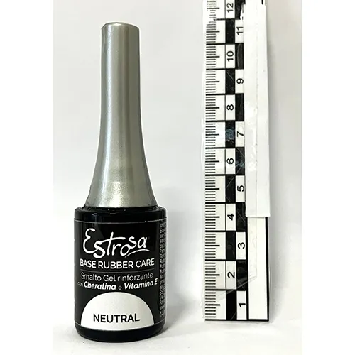 Estrosa Base Rubber Care con cheratina e Vitamina E Neutral Gél körömlakk