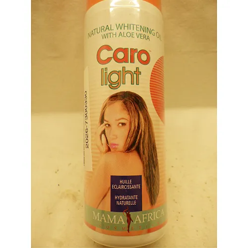 Mama Africa Cosmetics Caro Light natural Whitening Oil with Aloe Vera Világító testolaj