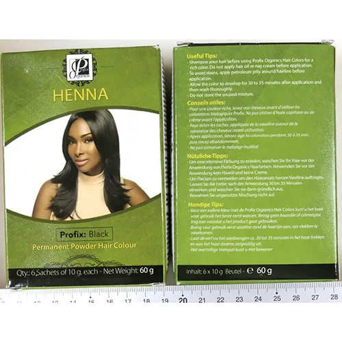 ProfixOrganics Henna Permanent Powder Hair Colour Hajfestékek