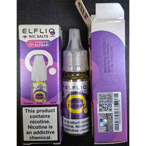 ELFLIQ NIC SALTS, POWERED BY ELFBAR Elektronikus cigaretta patron