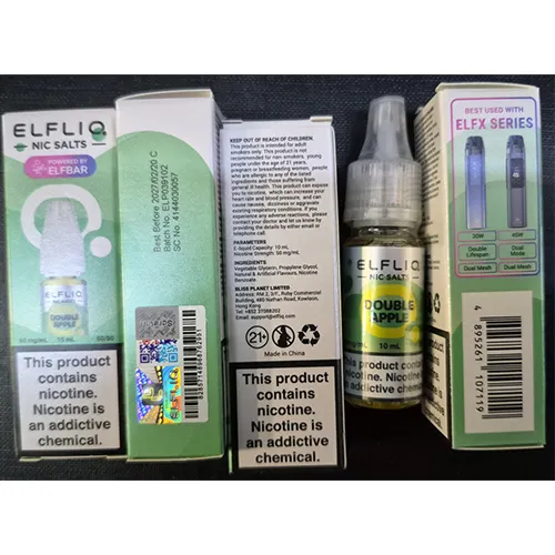ELFLIQ NIC SALTS, POWERED BY ELFBAR Elektronikus cigaretta patron