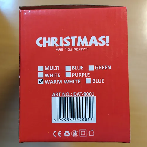 Christmas! Világítás lánc