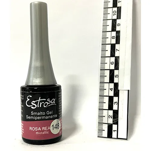 Estrosa Rosa Reale Metallic Gél körömlakk