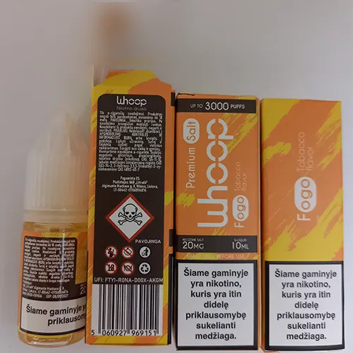 Whoop Fogo Tobacco Elektronikus cigaretta patron