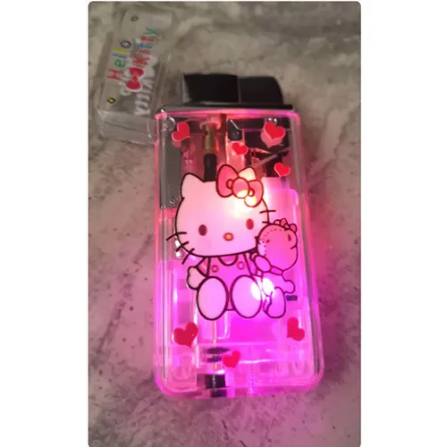 LED blinking lighter Hello Kitty Újszerű öngyújtó