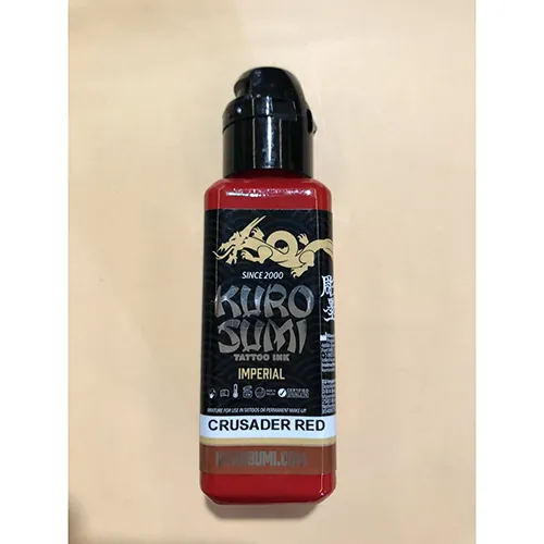 Kuro Sumi Tattoo Ink Imperial Crusader Red Tetoválás tinta