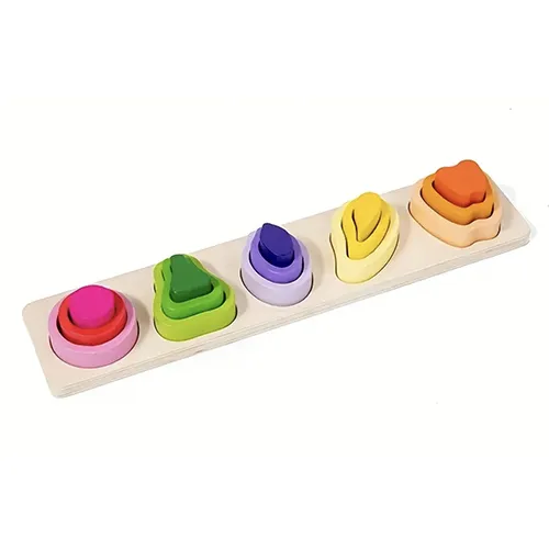 Geometric Shapes Wooden Sorter Fából készült játék