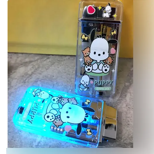 LED blinking lighter Good Luck Puppy Újszerű öngyújtó