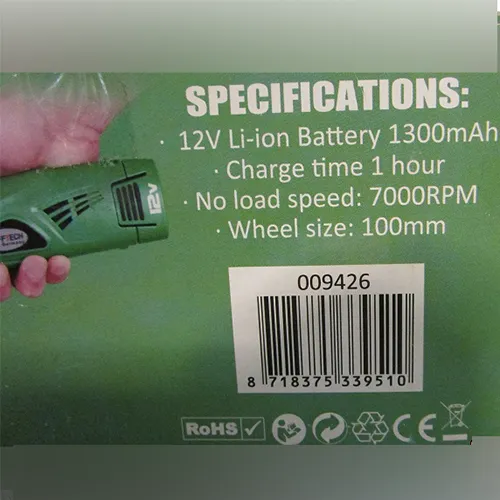 Höfftech Cordless angle grinder Sarokcsiszoló