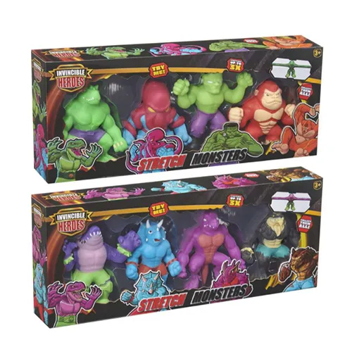 Invincible heroes Figurines Stretch Monsters Homokkal töltött figurás játék