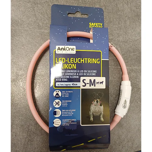 ANIONE LED-Leuchtring Silikon (ANIO Candy nyakörv) Kutya nyakörv