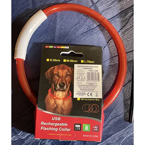 Dog’s choice USB Rechargeable Flashing Collar Kutya nyakörv