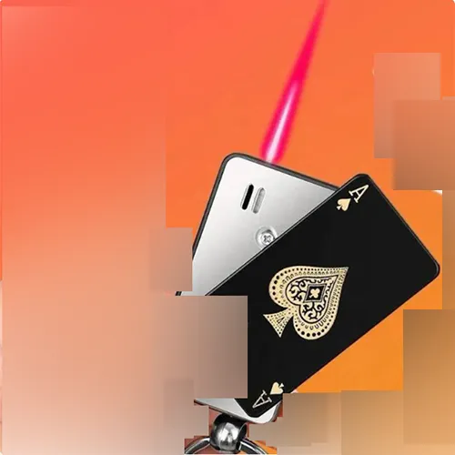 poker card / Pokerkarte Újszerű öngyújtó