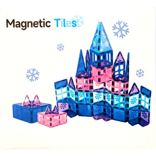 Multicoloured Magnetic Tiles Mágneses játék