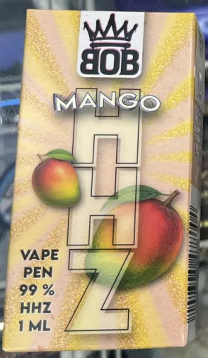 BOB VAPE PEN 99 % HHZ 1 ML Mango Eldobható elektronikus cigaretta