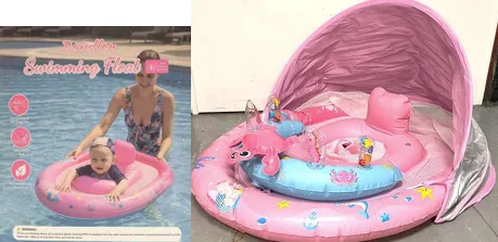 Rainllon Baby Swimming Float Felfújható úszóülés