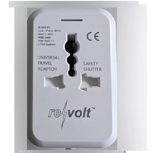 revolt Universal Travel Adaptor Adapter