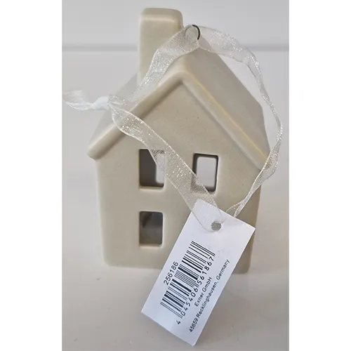 Hanging porcelain house LED LED dekoráció