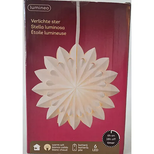 lumineo Étoile lumineuse LED dekoráció