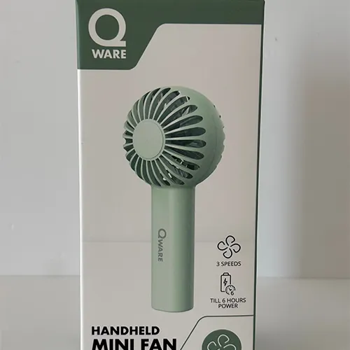 Qware Handheld mini fan Hordozható mini ventilátor