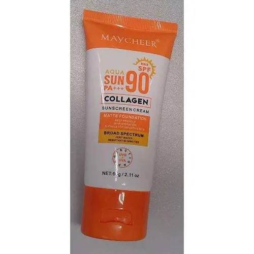 Maycheer Aqua Sun Pa+++ SPF 90 Collagen Sunscreen Cream Napernyő