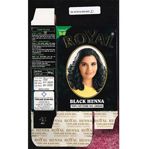 Topline Royal Black Henna Hajfestékek